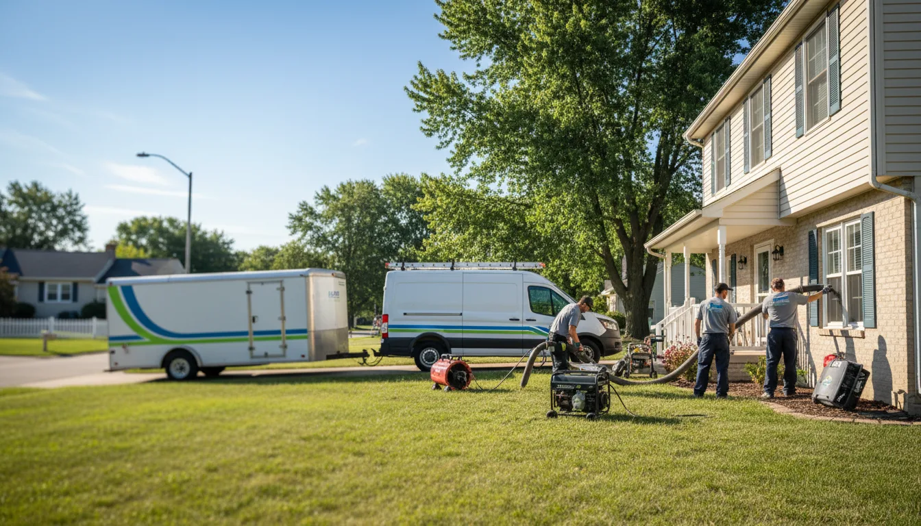 Flooded Basement Restoration And Cleanup With Repair in Winnetoon, NE near me